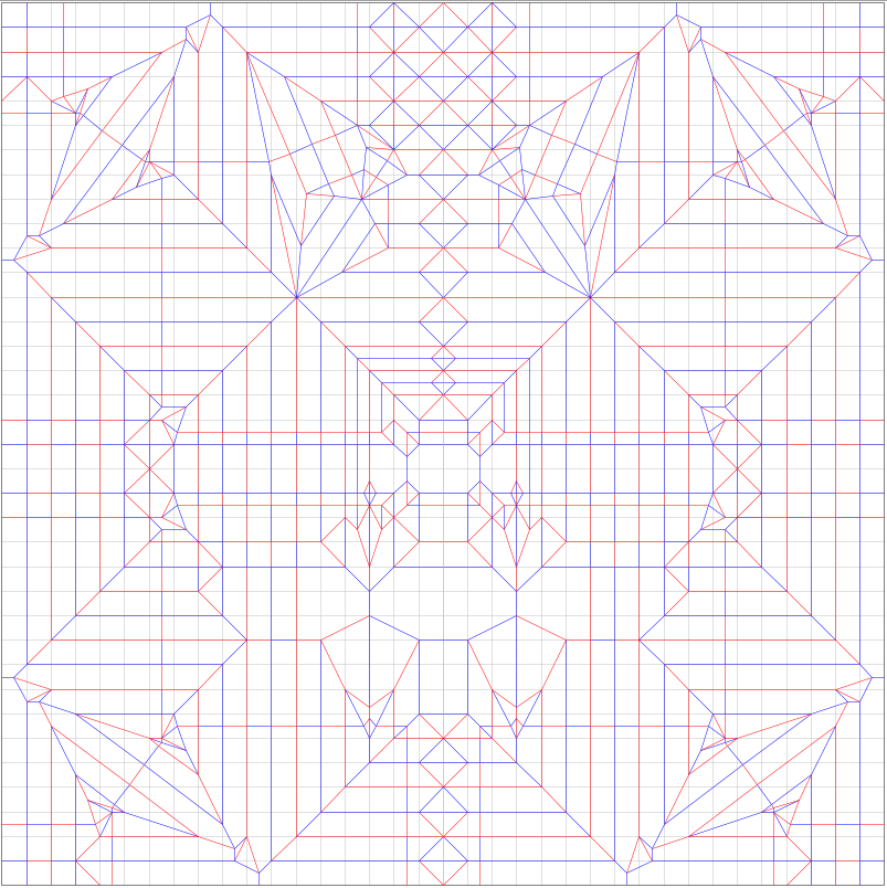LiminalVesper's tweet photo. To celebrate 700+ on Instagram, here’s my Tarantula 2020 crease pattern. It’s a 36 grid, and I recommend 40-45cm double tissue. Good luck!
#origami #tarantula #creasepattern #crease #pattern #cp #artontwitter #artistontwitter https://t.co/fWo8UyxiYv