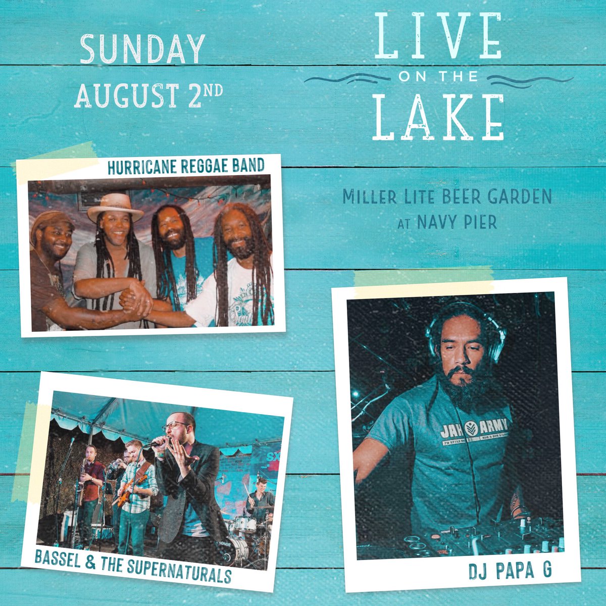 Live on the Lake is back at the Beer Garden this weekend! 
Music + drinks + views = 😎