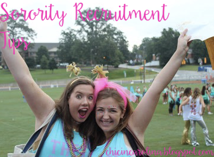 Going through sorority recruitment this fall? I'm sharing my tips &amp; tricks today on the blog bit.ly/3iPSaXv