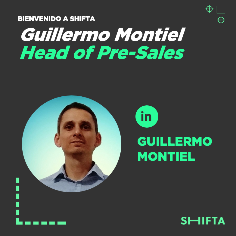 weareshiftersok's tweet photo. Bienvenido Guille, Head of Pre-Sales de Shifta!

#pasión #curiosidad #trabajoenequipo #humildad #creatividad  #empatía #flexibilidad #protagonismo #coraje #weareshifters #talent #techie https://t.co/t8kmkN4k9n