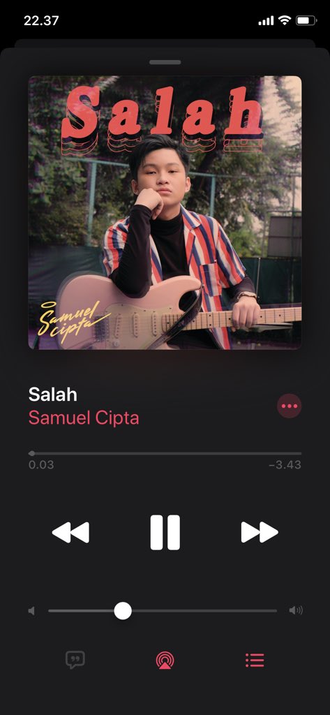 initiaraandini's tweet photo. LAGU KALIANNNNNN GILAK
Suka bangetttt! Udah keluar nih di apple music ayo tunggu apa lagiii?
#SalahSamuelCipta #31barengkeisya
@realsamuelcipta @keisyalevronkaa https://t.co/DCB27zi8uf