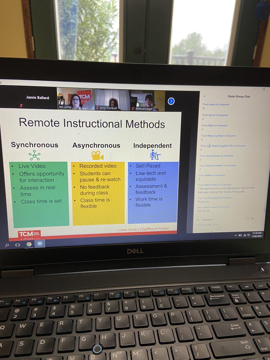 JamieBallard304's tweet photo. Getting my webinar on and thinking about the first few weeks we will spend in remote learning! #teamky #MovingForward #leadlikeRoby https://t.co/igwQZyWWHK