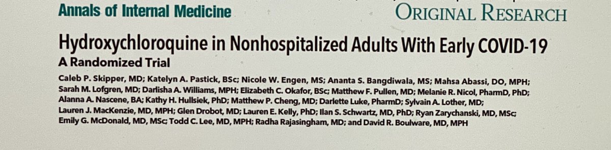 First one again comes from the collaboration between the Minnesota and Canadian groups. Same dosing strategy as the post exposure prophy study and compared to placebo