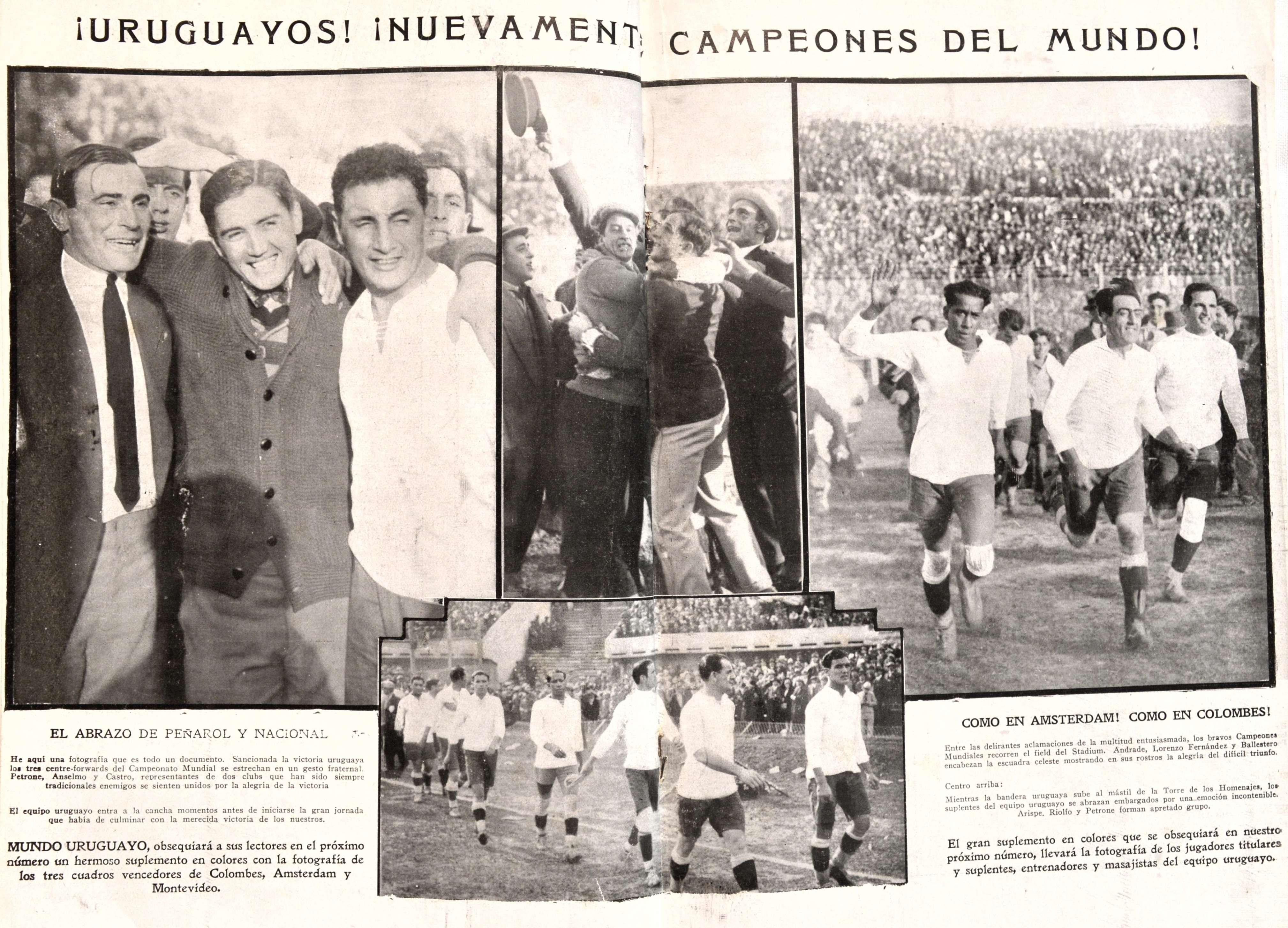 MUNDIAL URUGUAY 1930 🇺🇾 La 1ª Copa del Mundo