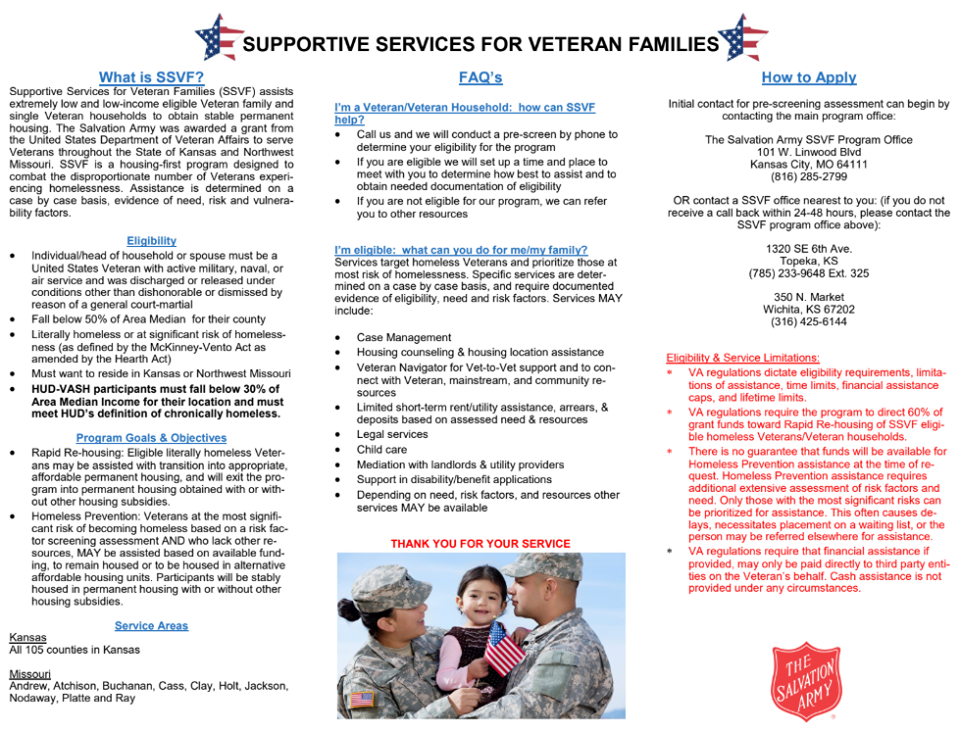 CaldwellKSPD's tweet photo. Did you know under the CARES Act there are Support Services for Veteran and Veteran Families?
If you or someone you know served in the US Military you may qualify for assistance. For questions regarding the program contact @SalvationArmyUS 
#StaySAFEandHealthyCaldwell https://t.co/hwEkg6PaOb