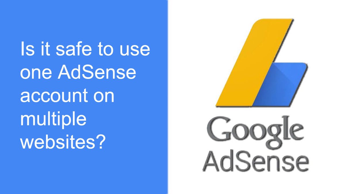 webmastersun's tweet image. Is it safe to use one AdSense account on multiple websites?
webmastersun.com/threads/17617-…