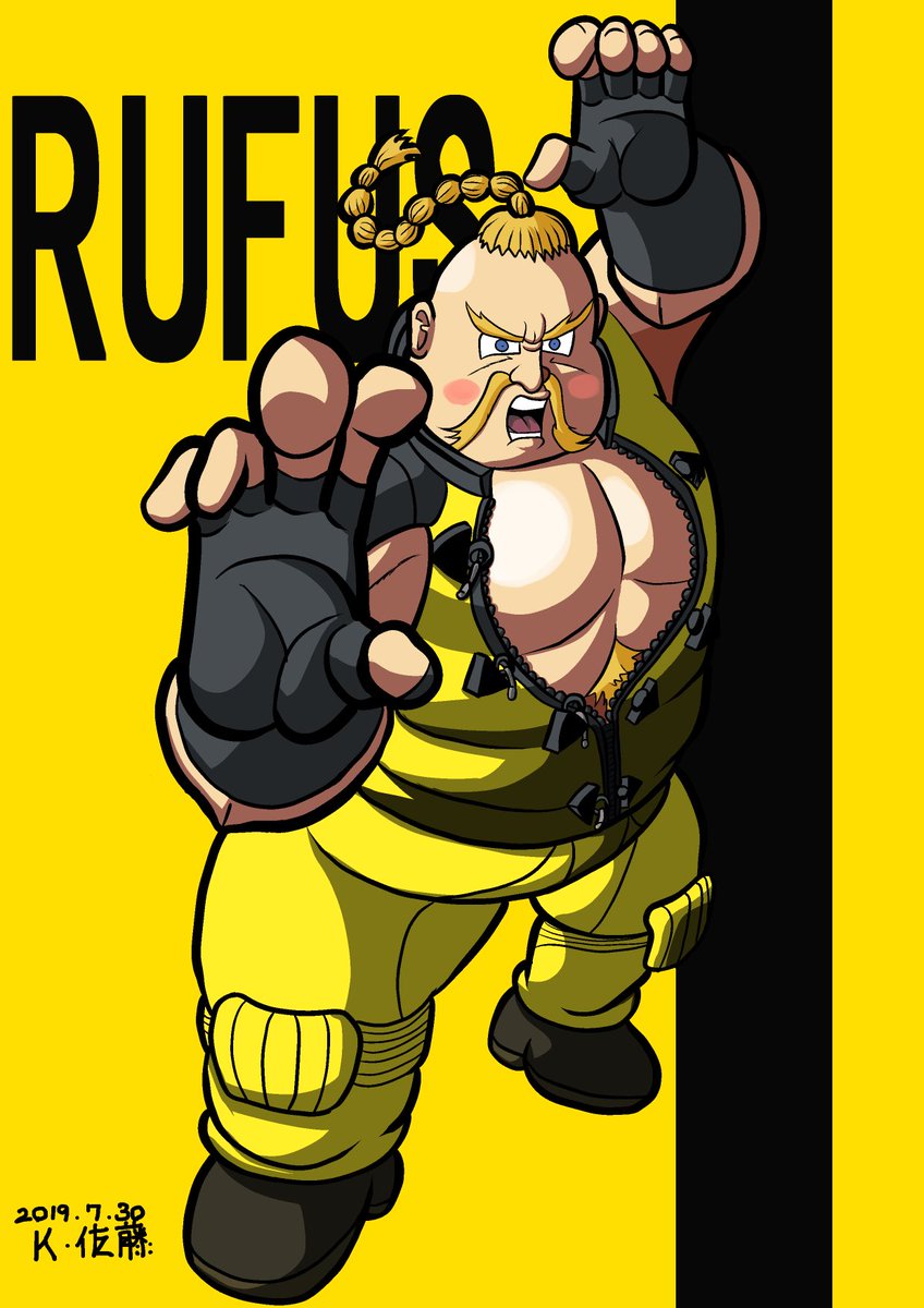 Uzivatel メシと映画のk 佐藤 Na Twitteru 過去絵ですが 此方も7 30が誕生日のルーファスをば 流石にv参戦は無いかなー ルーファス生誕祭 Rufus Streetfighter ストリートファイター 格ゲーキャラ描こうぜ