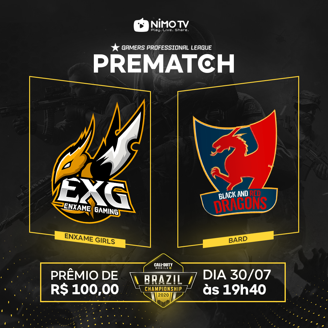 EnxameGaming's tweet photo. Dia de grandes jogos!

E nesta quinta, antes do showmatch do maior clássico do COD Mobile, teremos a Enxame Gaming Girls enfrentando a equipe da @bardesports Girls.

Acompanhe esse confronto no canal oficial do @m2gamesbr a partir das 19h40! https://t.co/hma9YMhjvg