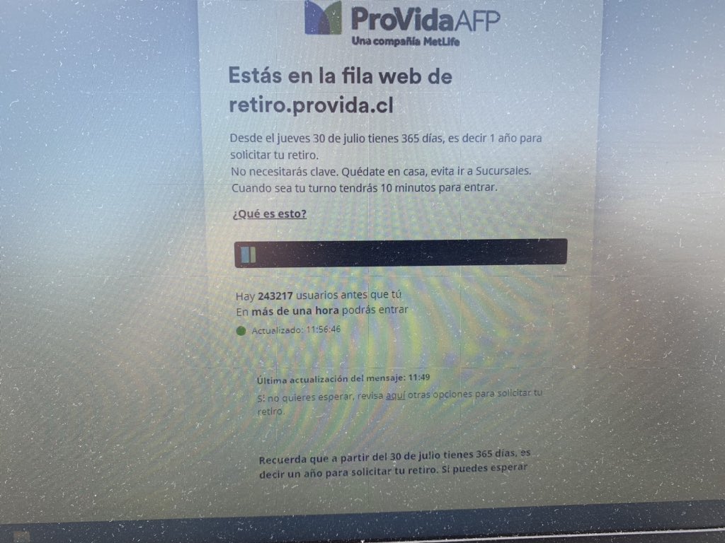 Que son chantas, horas de espera, y qué pasa con los que solo metieron una luca  para tener internet? <a href="/AFP_Provida/">ProVida AFP</a> son lo peor.