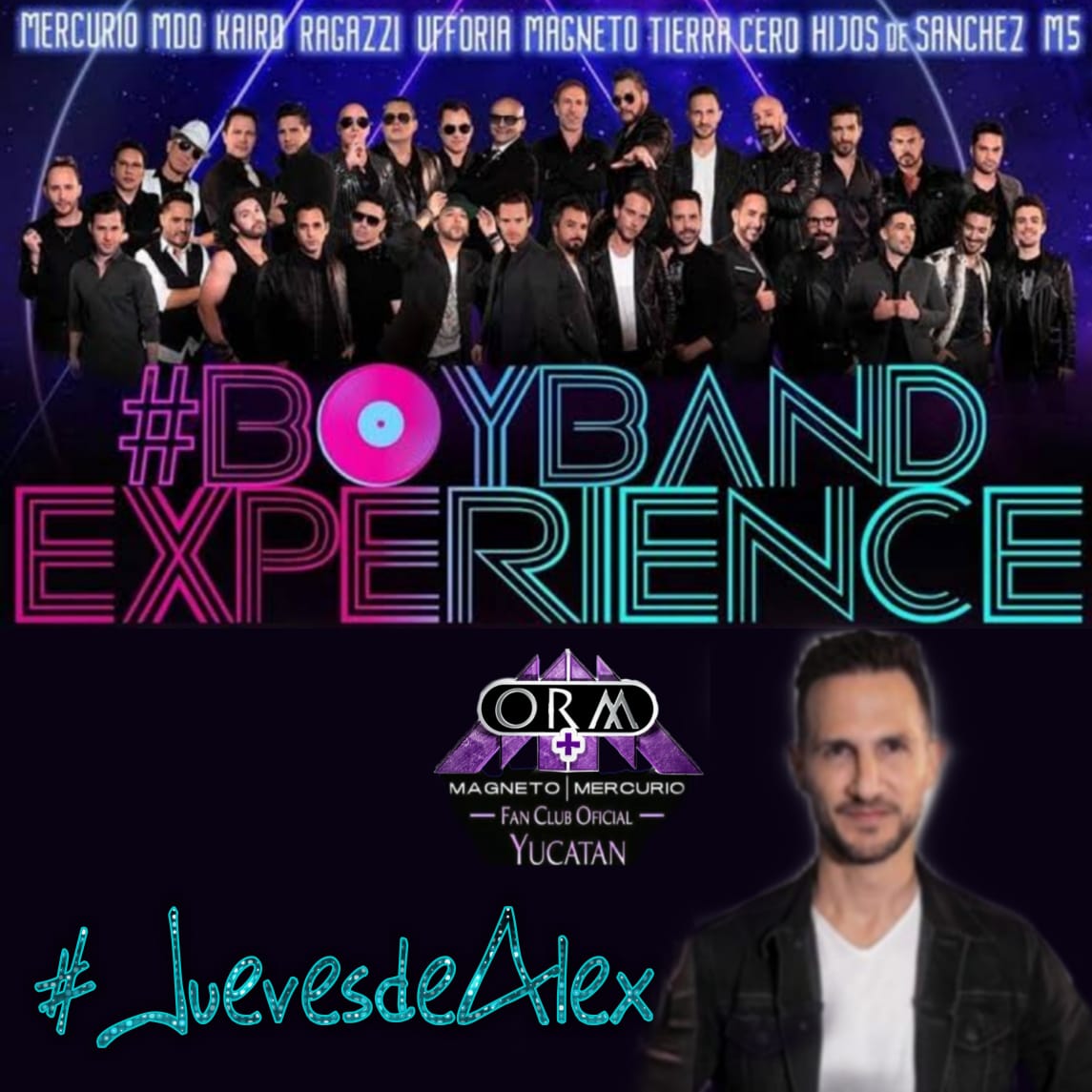ORMYucatan's tweet photo. #JuevesdeAlex @alex_magneto
@boybandex
Con #Magneto #Mercurio #MDO #Ragazzi #Kairo #hijosdesanchez #UFForia #TierraCero #M5
las @ORMYucatan
#QueremosaMYMenMerida #JuntosPorTi 💜  #QueremosaMyMenel2020
 #AlexdeMagneto 
#ConectaDosTour #magneto35tour
@MAGNETOOFICIAL2 @MagnetoMer https://t.co/ktTWgGx4mn
