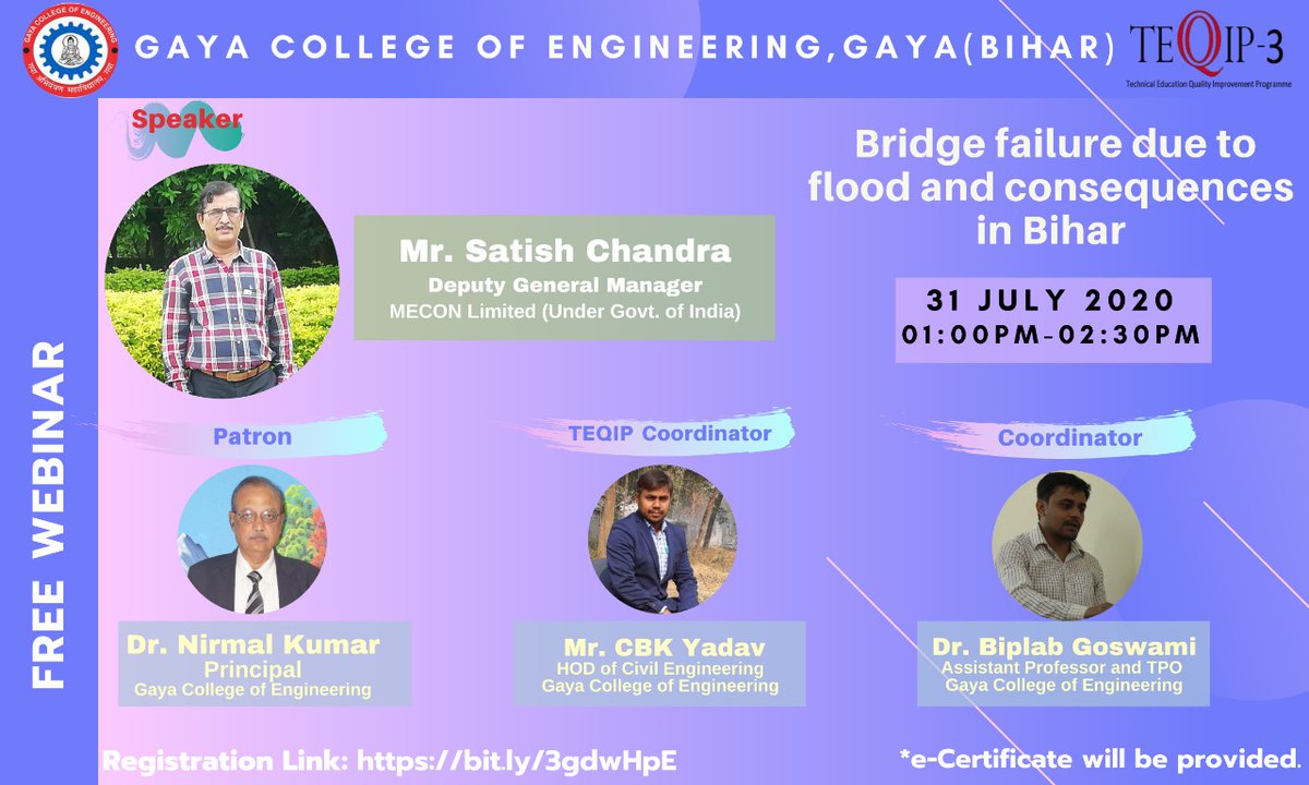 Gaya College of Engineering, Gaya (Bihar) tweet media
