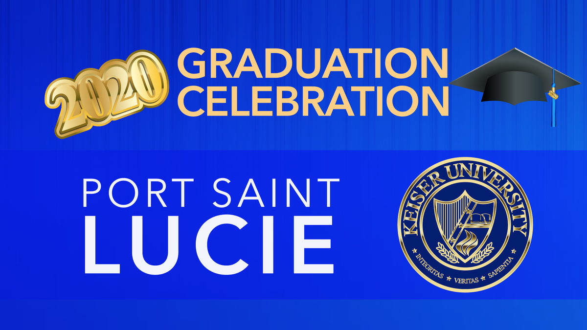 KeiserU's tweet photo. KeiserU Port St. Lucie is excited to Showcase & Celebrate our Class of 2020!
Watch on YouTube: https://t.co/l6CG7vYT03
#KeiserUniversity #KeiserPortStLucie #KeiserGrad #Classof2020 https://t.co/tPDdtfRH0g