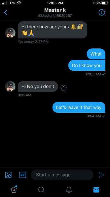 Random messages will get this as a reply https://t.co/z2bQ0xY8hQ<a href="/tag/eldenring"class="tags"><span>#eldenring</span></a>