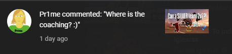 TheRatKing_RL's tweet photo. shoutout to this guy who commented before he saw the whole video, then deleted it when he saw the coaching xD #youtubehate #hater #youtuber #comments #commentor #hatecomment #passiveaggressiveyoutubecomment #sillyboi https://t.co/iADidO09t2