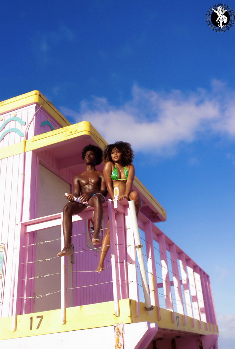 chardothedon's tweet photo. Miami 1970s, recreated 2020   
shot by: @chardothedon https://t.co/MwTUIBp8jF