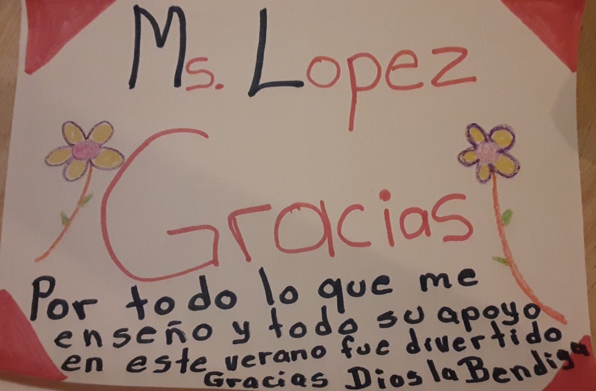 JoAnn Lopez (@ms_j_lopez) on Twitter photo Love this kind gesture from one of my parents/ student❤️Summer Camp 🙂 <a href="/crystalalbarra3/">Crystal Albarran</a> <a href="/SailAway_AISD/">Aldine ISD Primary Summer Camp</a> <a href="/Hinojosa_AISD/">Hinojosa Primary</a> Love this kind gesture from one of my parents/ student❤️Summer Camp 🙂 <a href="/crystalalbarra3/">Crystal Albarran</a> <a href="/SailAway_AISD/">Aldine ISD Primary Summer Camp</a> <a href="/Hinojosa_AISD/">Hinojosa Primary</a>