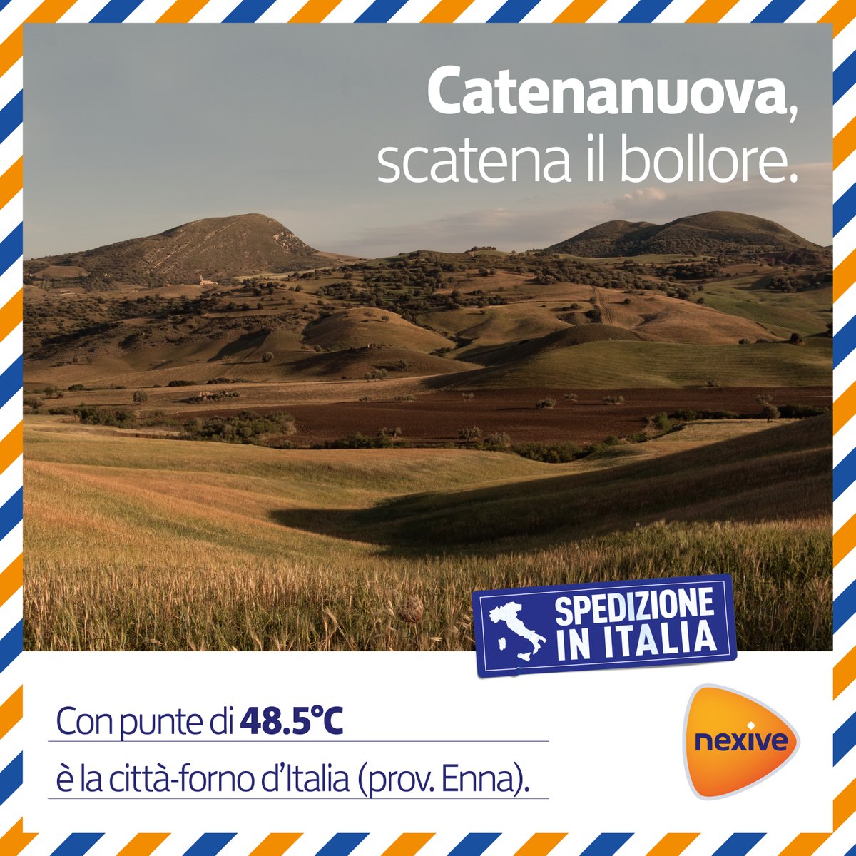Una città calorosa al massimo. Portiamo la posta nel secchiello del ghiaccio.