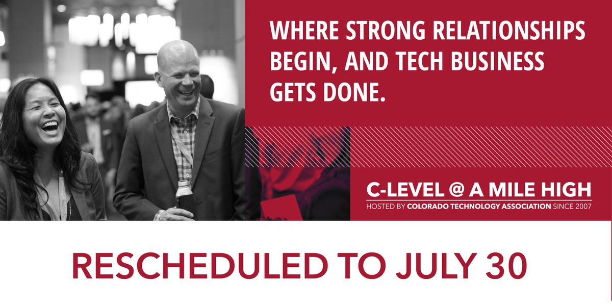OITColorado's tweet image. Today is #CLevel2020! Virtually attend, bid on future experiences with C-Level Celebrities and network with others in the tech community. You don&apos;t want to miss it!