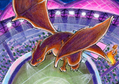 GrauerWind's tweet photo. Heyho, #Greymouse here! #Ven is realy busy at the moment, so I take over for her this week.
I'm still having fun producing pokemon cards :D
#traditionelart #copicmarkers #ArtistOnTwitter #fanart #Pokemon #charizard #aceocard #kakaokarte #pokemonfanart https://t.co/CXtw0stTFY