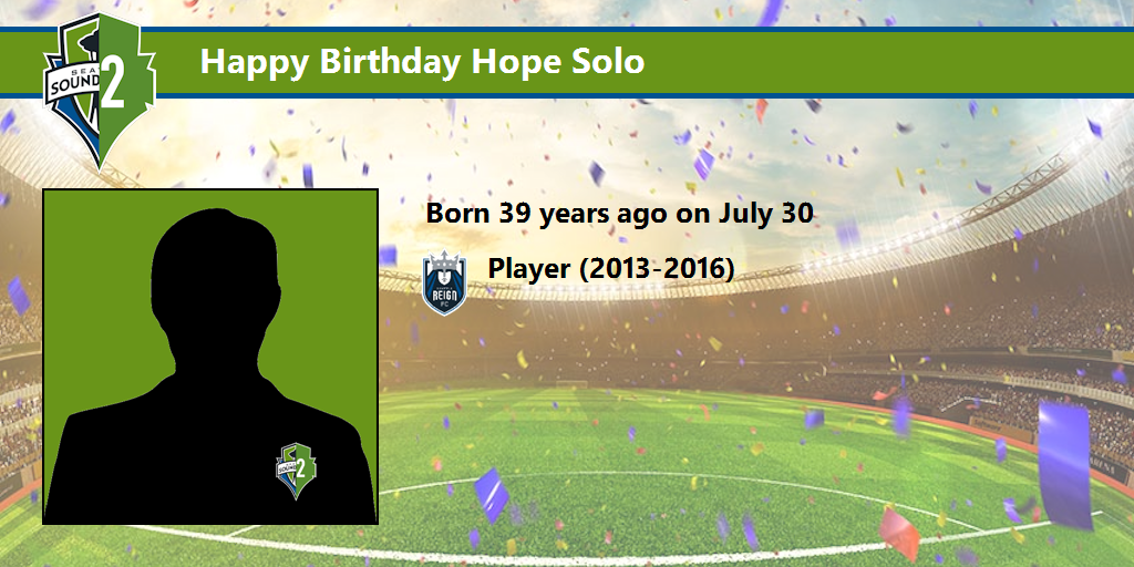 Happy Birthday Hope Solo Player bio:  
