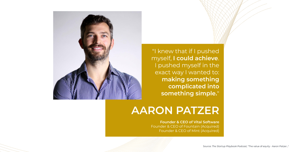 2ndTimeFounders's tweet photo. @apatzer (Founder of @Vital_EHR and @mint) describes how he learned to leverage his skills to pave his own career path.

As a founder, how do you grow your skill set?

#AaaronPatzer #VitalSoftware #Fountain #Mint #SerialFounder #Founder #Entrepreneur #BusinessOwner #Company https://t.co/FnG0UnriT2