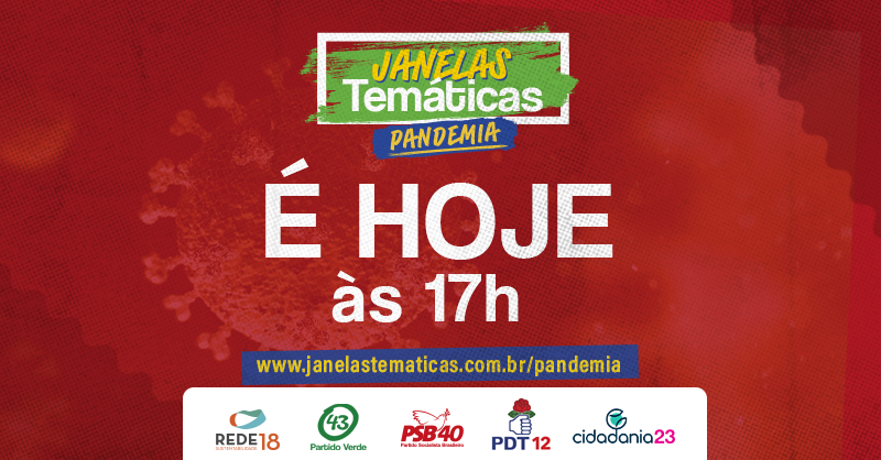 JTematicas's tweet photo. É hoje que vamos debater os cenários da pandemia de covid-19 no Brasil com quem sabe do assunto. 
Mande suas dúvidas e perguntas para janelastematicas@gmail.com
Participe! 
#pandemia #COVID19 #saudepublica https://t.co/KaZXSzPubc