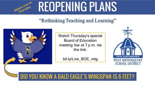 Reopening West Irondequoit School District.