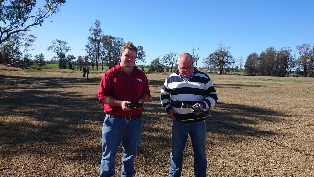 WarialdaCollins's tweet photo. Another successful @NSWFarmers and @tafensw #drone course today. Held in @NorthWestNSW at #croppacreek in the #goldentriangle. #gwydirshire #nsw.
Tomorrow we will be in #burrenjunction https://t.co/Crw0XffBOI