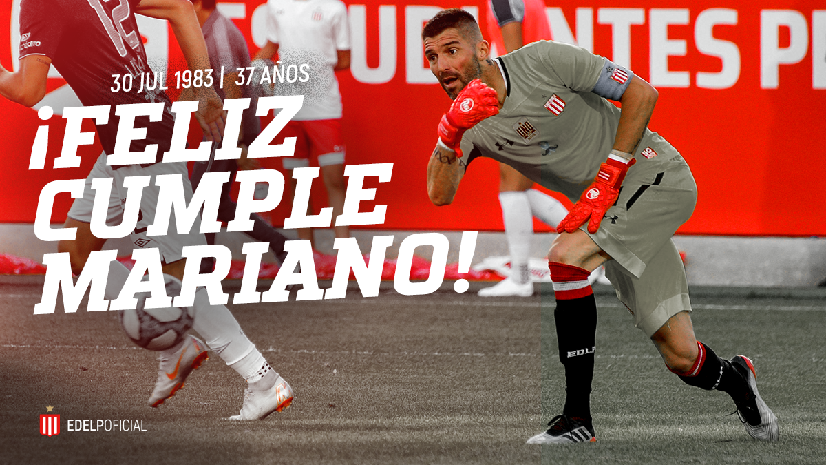 EdelpOficial's tweet photo. 🎂🎉 ¡Feliz cumpleaños Mariano Andújar! Ídolo, referente y eterno defensor de nuestro arco 🥅🇦🇹 Campeón del Apertura 2006 y Héroe del Mineirao. ¡Por muchas más atajadas en el Pincha! 🤩 https://t.co/RqtWyCIimv