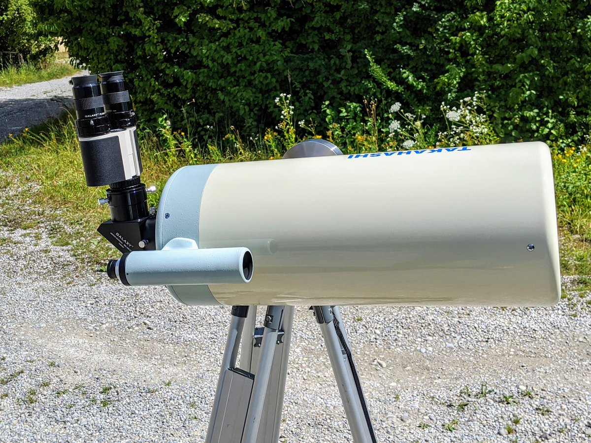 Intercon_Space's tweet photo. Spaß beim Testen: Takahashi Mewlon 180C mit @baader_astro MaxBright II Bino... cool! https://t.co/15Sw7ztYSH
