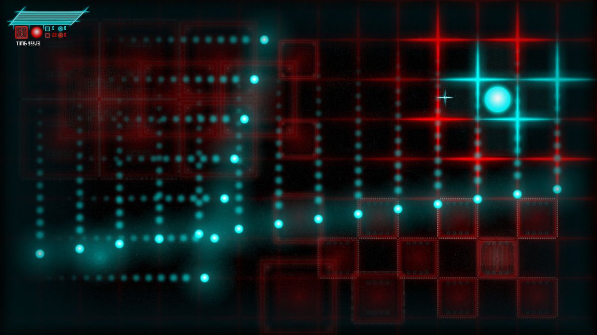 swavoxiii's tweet photo. It's not often that you find yourself being a digital virus conquering the enemy base surrounded by surreal sounds. #CyberComplex makes it happen. At first it's very confusing, but as you begin to understand @PolarityFlowDev's game better it becomes a great tactical showdown! 👨🏽‍💻 https://t.co/tshqzefxd4