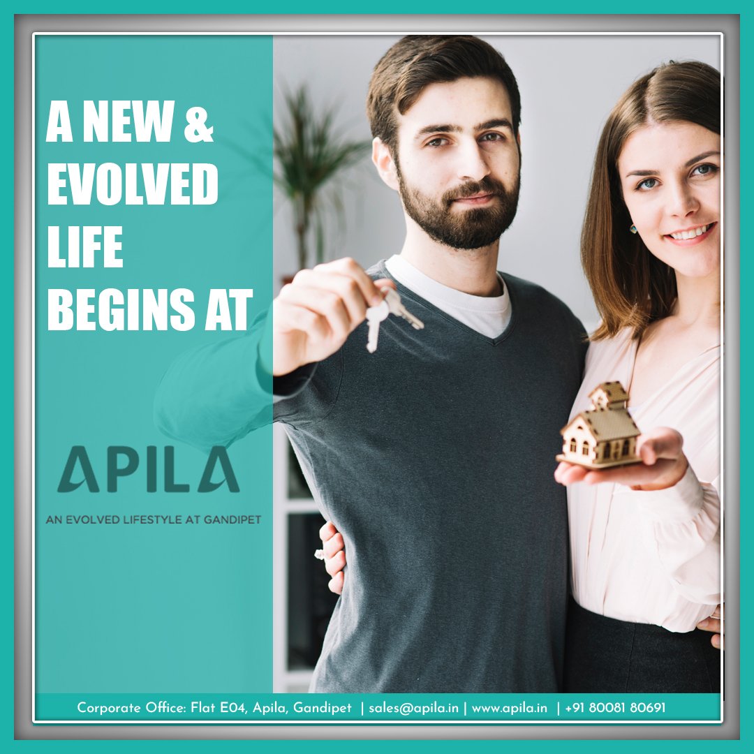 Living at Apila Apartments, Gandipet Means Living a Great Life. Apila Brings About an Evolution in Your Life.
#wannabuyahouse #apila #apilaprojects #gandipet #landowner #ongoingprojects #landowners #luxuryflats #apartmentsforsale #flatsforsale #propertyowners #homeforyou