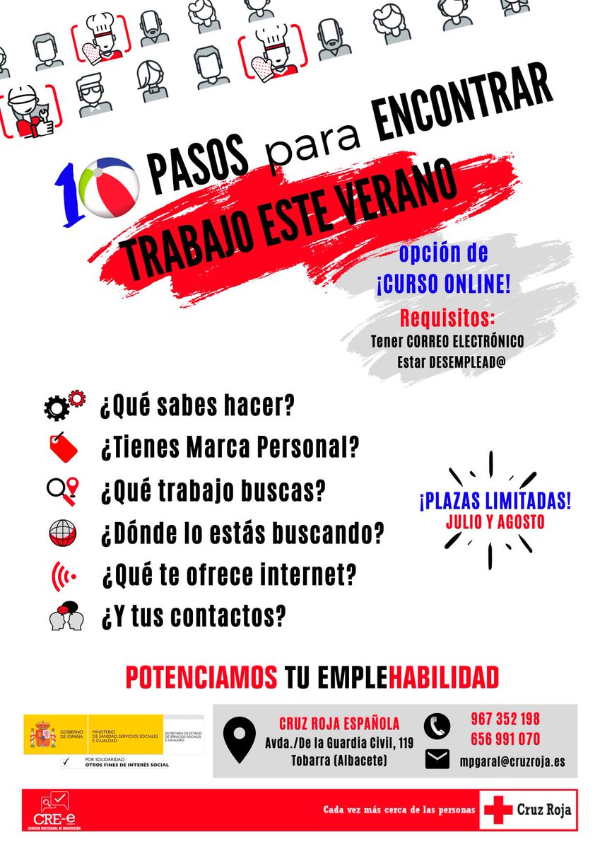 CruzRojAlbacete's tweet photo. Hoy es un día importante para #CruzRoja en #Tobarra, se inicia el proyecto #EmpleaRedes. Un proyecto que centrará su intervención en la activación y mejora de la #empleabilidad de las #PersonasDesempleadas de esta localidad y su área de influencia. Infórmate!! https://t.co/4XGPDAHNBL