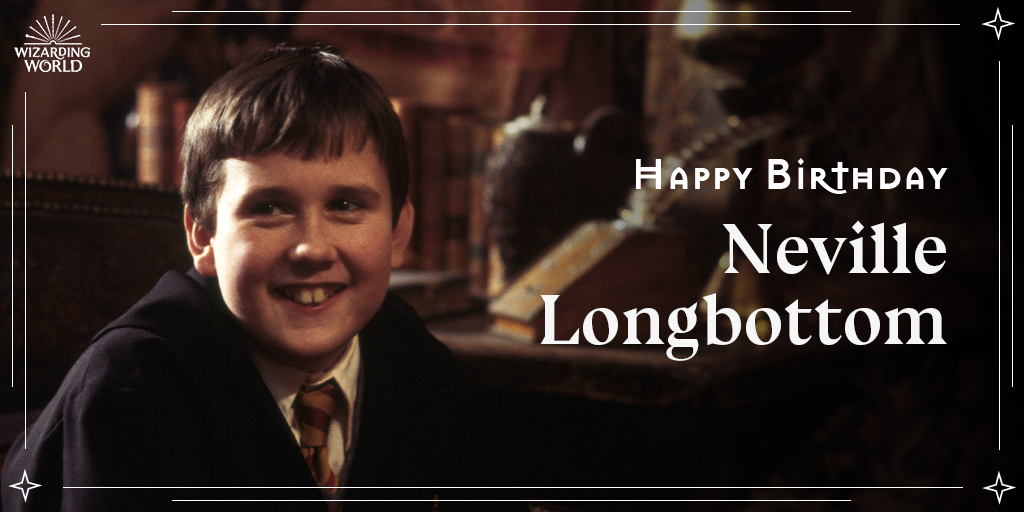 Happy Birthday Neville Longbottom, a true Gryffindor  