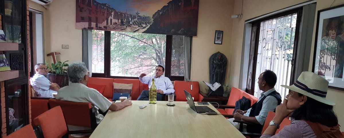 Dr. Swarnim Wagle, prominent Nepali economist and Ex Vice Chairperson of the National Planning Commission, recently visited Scott Wilson Nepal office to exchange views to a select gathering on the current infrastructure development priorities and approaches for Nepal.