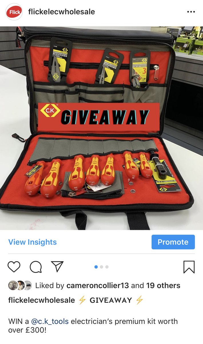 We're doing a giveaway! 🙌

Head over to our Instagram page to enter. There's over £300 worth of tools up for grabs 👉 instagram.com/p/CDQ4d1NFx13/

#electricianlife #Giveaway #Competition #win #Giveaways
