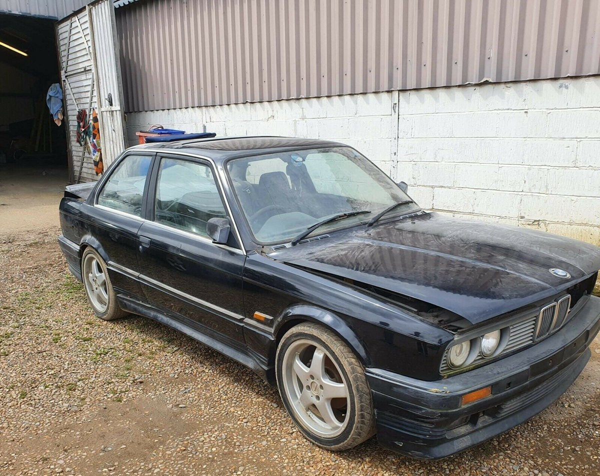Running and Driving Barn Find Project BMW E30 with an Even Rarer BBS Bodykit See ebay #ad -> ow.ly/Xm8J50ALtLn NO RESERVE #BMW