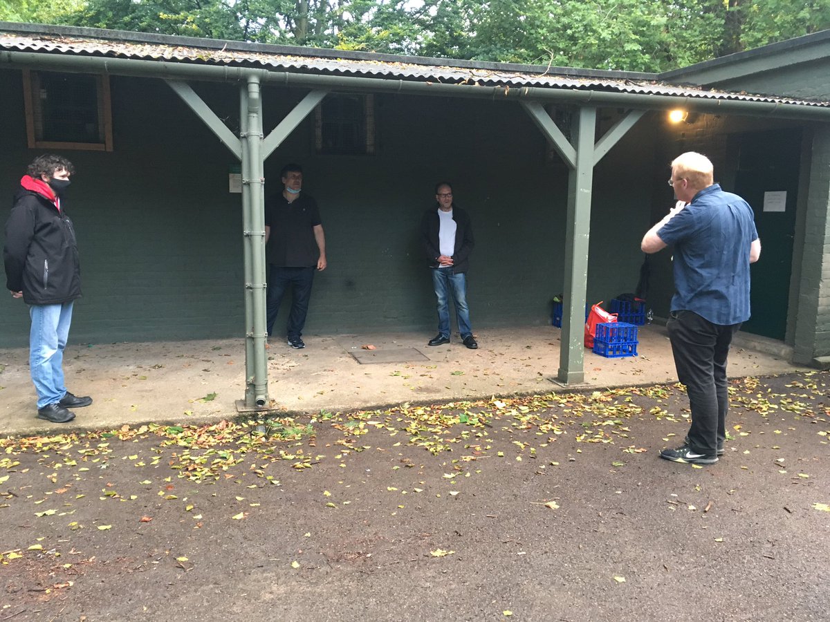 ComicSansScript's tweet photo. Rehearsing for a show during a Pandemic.... We improvise of course! 😂

We are excitedly getting ready for our little live comedy show at Montpellier Gardens' Soul Circus on Sunday 2nd August at 7pm-8pm

AND it's totally FREE to enter for our show! 😱

Please arrive for 6.30pm. https://t.co/cE3RuJge6t