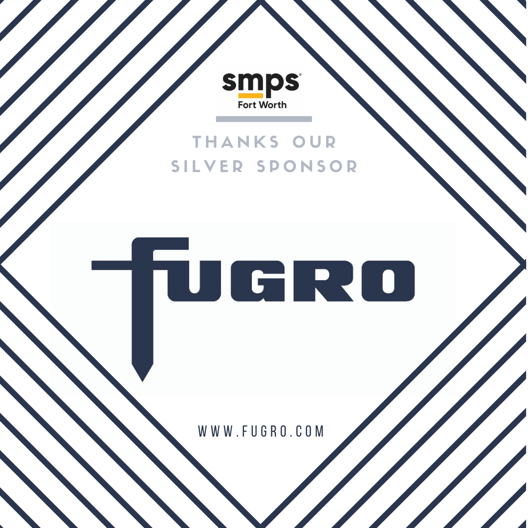Without sponsors like Fugro, we wouldn't be able to provide networking and educational opportunities to the A/E/C community. Thank you for being a Silver Sponsor of the SMPS Fort Worth Chapter! ow.ly/63d250AIqFp
