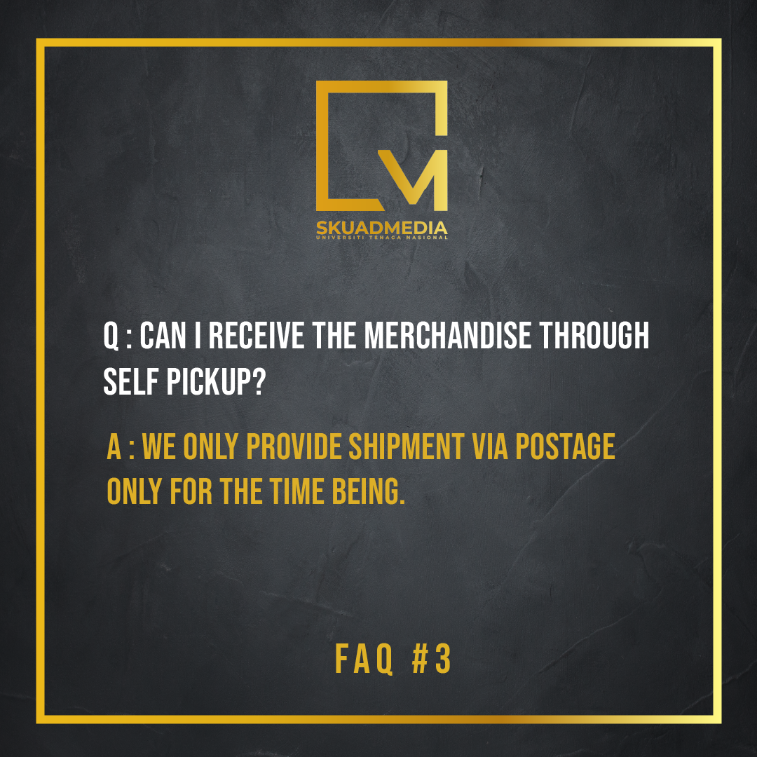 skuadmediauni10's tweet photo. [SMU Merchandise Vol. 3]

🔸Frequently Asked Question🔸

Got any questions you want to ask? Don't worry, we got your back! 😉 Check out our FAQ or dm us if you have questions that you want to ask

#SMUMerch #JulyDrop https://t.co/OjDuL5d71i