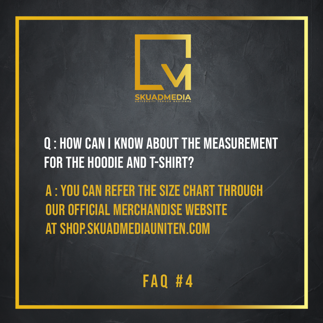 skuadmediauni10's tweet photo. [SMU Merchandise Vol. 3]

🔸Frequently Asked Question🔸

Got any questions you want to ask? Don't worry, we got your back! 😉 Check out our FAQ or dm us if you have questions that you want to ask

#SMUMerch #JulyDrop https://t.co/OjDuL5d71i