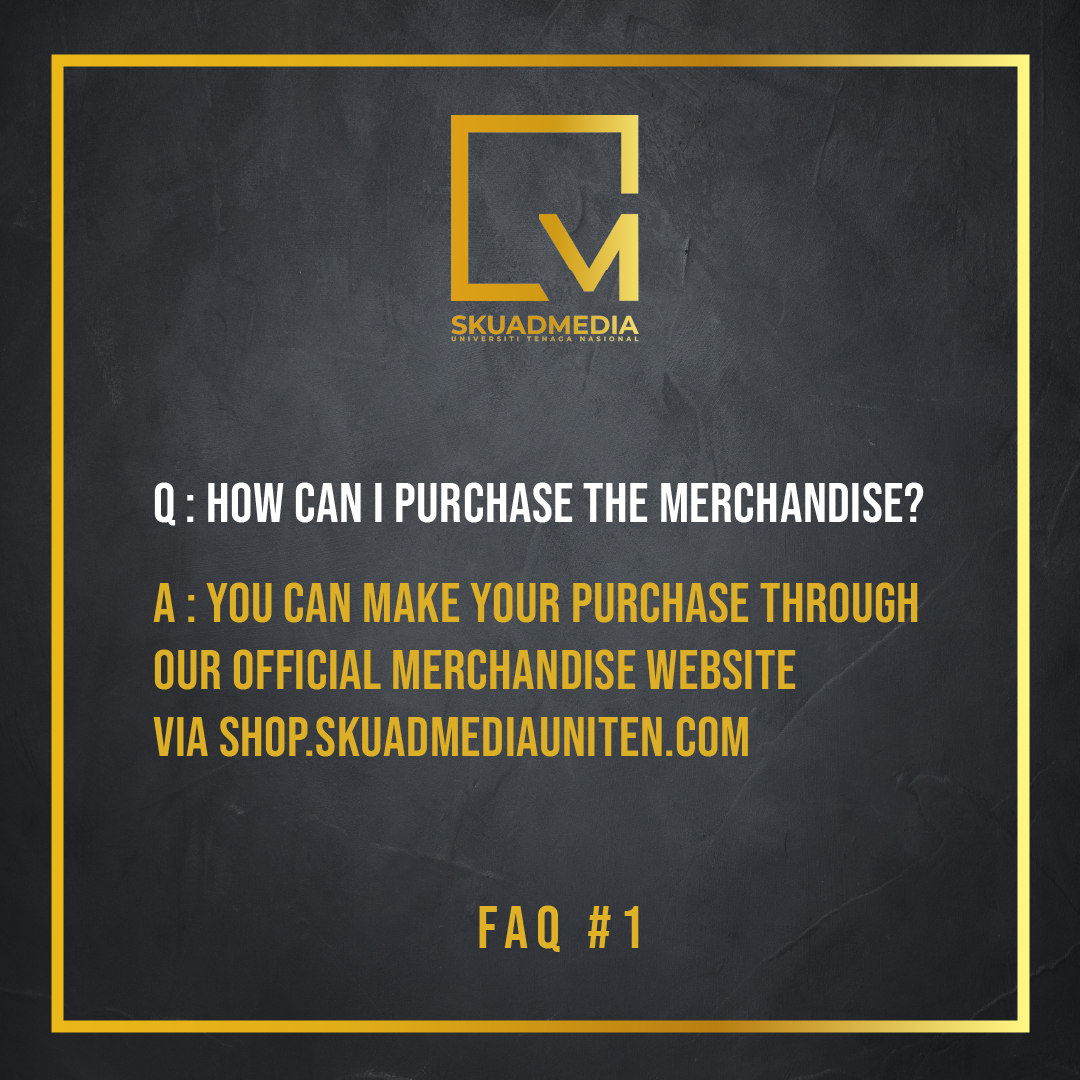 skuadmediauni10's tweet photo. [SMU Merchandise Vol. 3]

🔸Frequently Asked Question🔸

Got any questions you want to ask? Don't worry, we got your back! 😉 Check out our FAQ or dm us if you have questions that you want to ask

#SMUMerch #JulyDrop https://t.co/OjDuL5d71i