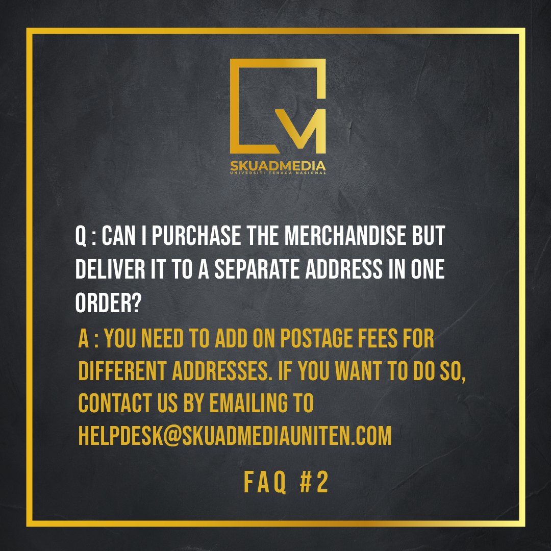 skuadmediauni10's tweet photo. [SMU Merchandise Vol. 3]

🔸Frequently Asked Question🔸

Got any questions you want to ask? Don't worry, we got your back! 😉 Check out our FAQ or dm us if you have questions that you want to ask

#SMUMerch #JulyDrop https://t.co/OjDuL5d71i