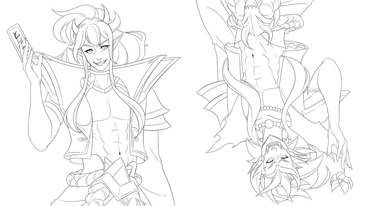 process (1/2)
sketch and lineart !! 