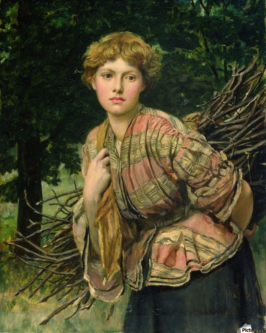 His family moved back to England when Prinsep was 5 and their home welcomed many artists of the day. As a result he studied with Watts, was a fellow student of Whistler in Paris, and counted Burne-Jones, Browning, Du Maurier, Rossetti & Millais amongst his closest friends. 4/7
