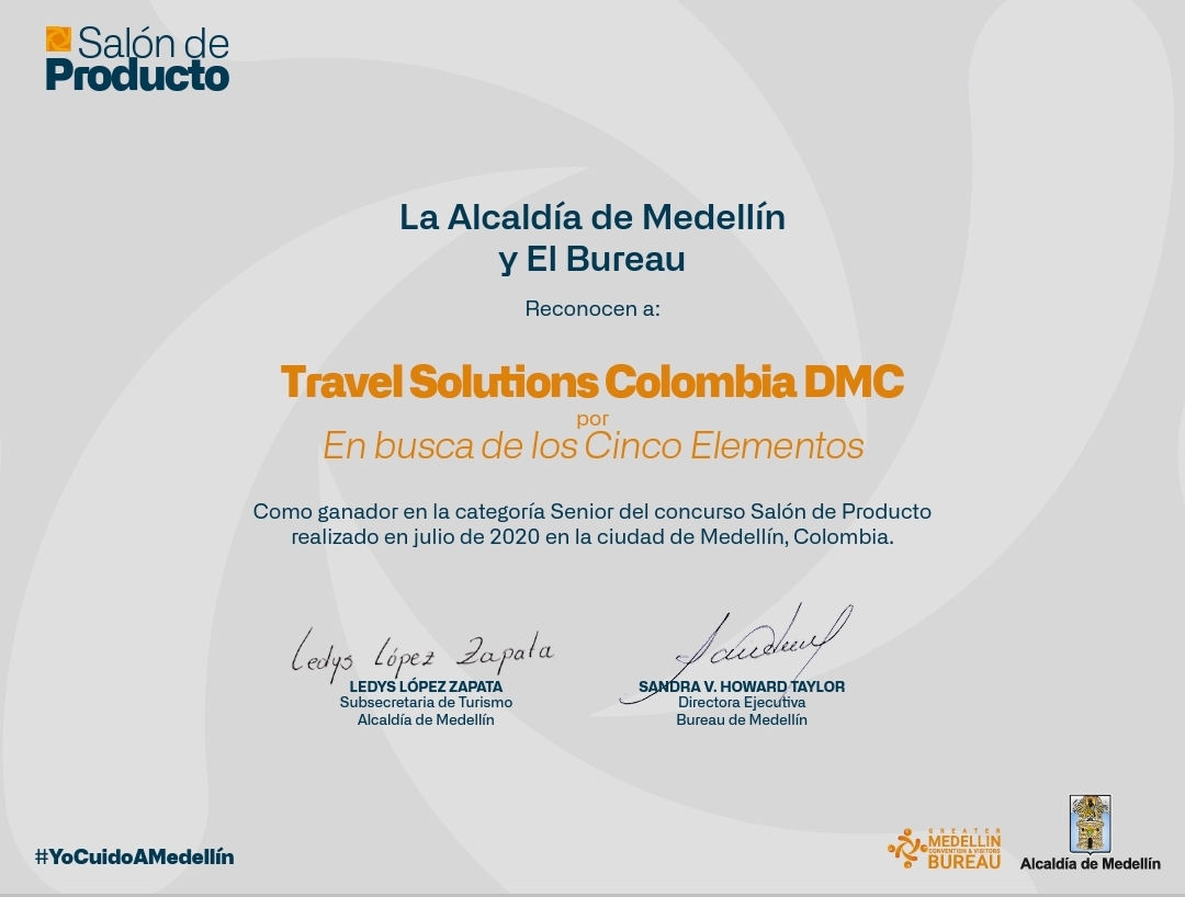 TRAVEL_SOLUTION's tweet photo. Ganadores en Categoría Senior del Salón de Producto - Travel Solutions Colombia DMC - https://t.co/jJ60VBiePR https://t.co/hoMpxmu2Ap