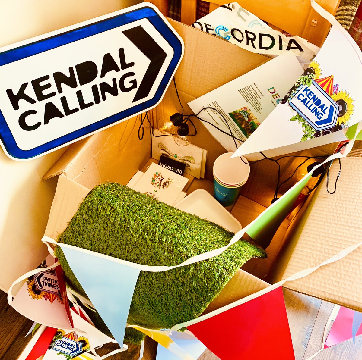 ⁦<a href="/decordiaevents/">Decordia Events</a>⁩ ⁦<a href="/KendalCalling/">Kendal Calling 🦌</a>⁩ Missing the fields this year, until this arrived! Party on dudes! Thank you! 🌳☀️🎶⛺️