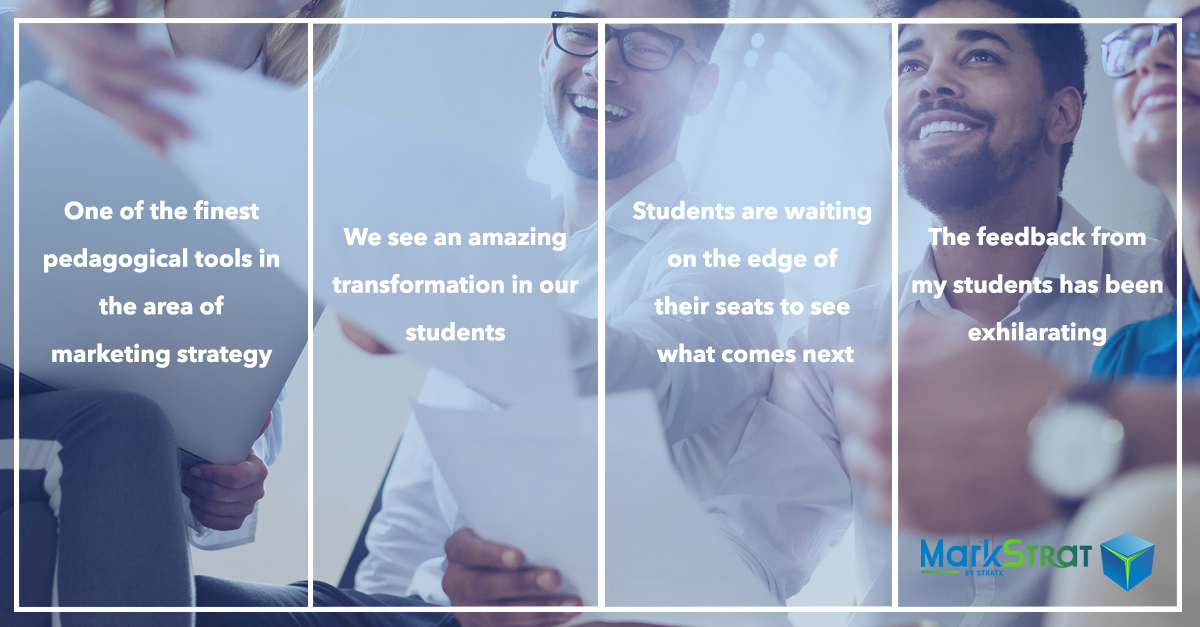 StratxSims's tweet photo. Here’s what some of #Markstrat’s longest and loyal instructors have to say about the #businesssimulation.
Do you have a Markstrat story to share? Tell us, what’s your favourite thing about Markstrat.
Coming soon: our new simulation #DigitalMarkstrat! #watchthisspace https://t.co/NTJ7Xx5W4A