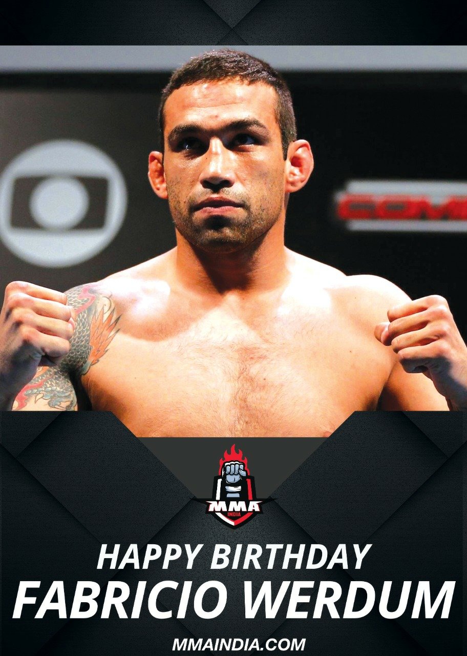 Wishing Fabricio Werdum ( a very Happy Birthday!   One of the best UFC heavyweight!  