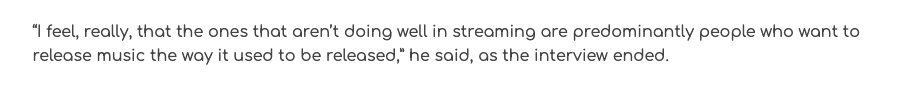 Again  @merlinnetwork. What's the role for your storied members in facilitating "continuous dialogue" between artists + fans in this "future landscape"? I don't see it either. Restore dignity. Pull catalogues while your USP (alternative life paths through music) is still intact.